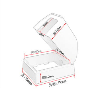 1PCS 86Type Switch Protection Cover Pocket Wall Switch Plate Παιδική Αντιηλεκτρική Αδιάβροχη στη Σκόνη Αξεσουάρ Αδιάβροχη υποδοχή κουτιού