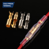 10/30/50/100 Set 4.0 bullet terminal konektor za električnu žicu automobila Žensko Muško kućište Terminal za hladno prešanje Odijelo Prozirni omotač