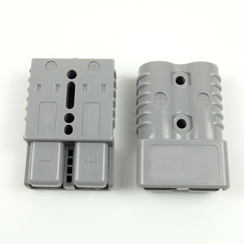 600V 50A Bakrena srebrna baterija Brzi konektor Komplet za spajanje Utikač Isključite vitlo Prikolica Povežite maks. za 6AWG žicu