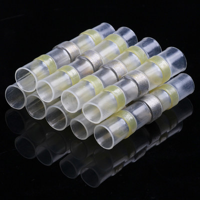 10 50 KOM. Konektori za lemljenje za brtvene žice Komplet konektora za lemljenje toplinsko skupljajuće cijevi Automobilski brodski izolirani