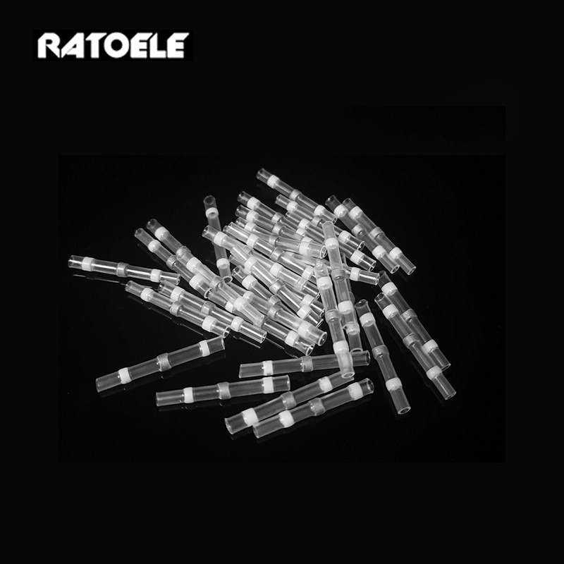 10 50 KOM. Konektori za lemljenje za brtvene žice Komplet konektora za lemljenje toplinsko skupljajuće cijevi Automobilski brodski izolirani