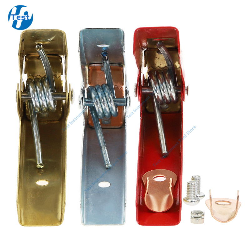 2 kom/1 par 157 mm pobakrene izolirane kopče za automobilske akumulatore Aligator stezaljke 500 A crveno crne