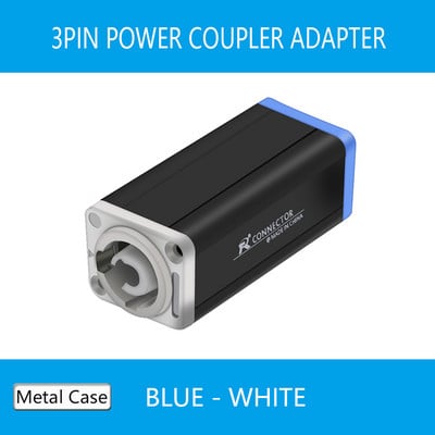 1kom Novi dolazak LED PowerCon adapter AC spojnice Ekstender konektor Visokokvalitetni ravni adapter za montiranje na ploču zvučnika