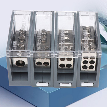 150A/200A Din Rail Terminal Block Box Distribution One in Multiple out Universal Power Junction Box for Circuit Breaker