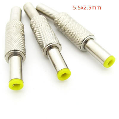 5Gb/5Pair DC099 022 Strāvas ligzda Skrūves uzgriežņu paneļa savienotājs 9mm/14mm vīrišķais līdzstrāvas kontaktdakšas spailes 5,5 mm x 2,1 mm 5,5 mm x2,5 m