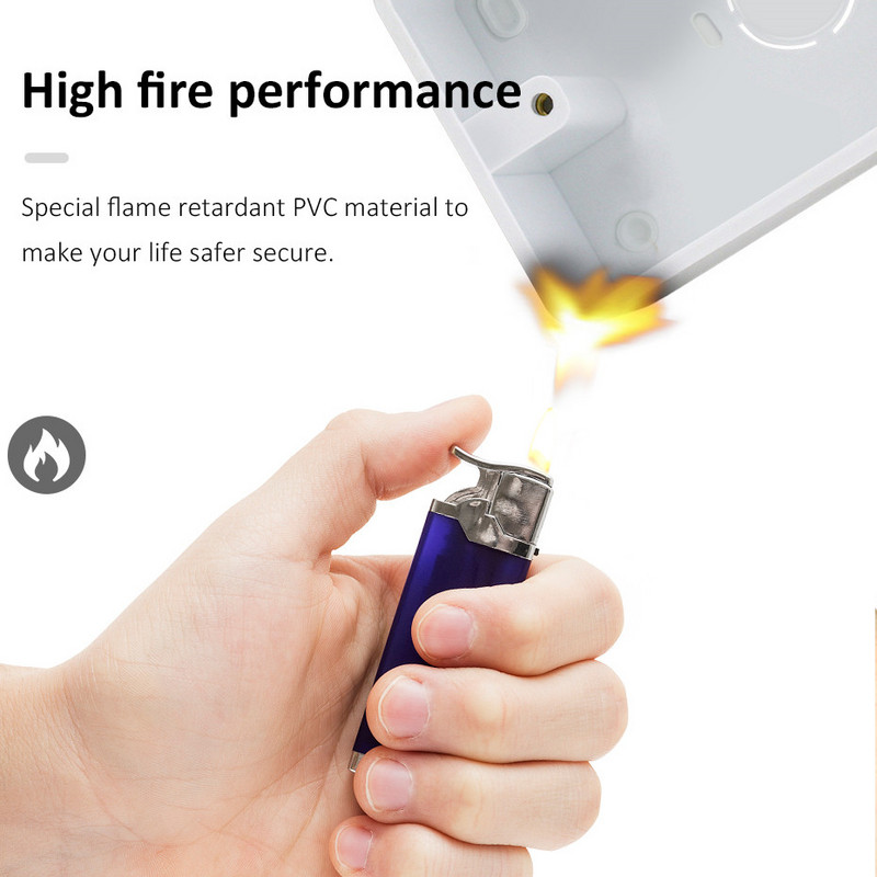 Razvodna kutija za površinsku montažu 146mm*86mm*32mm Vanjska montažna kutija za 146*86mm standardni prekidač i utičnicu