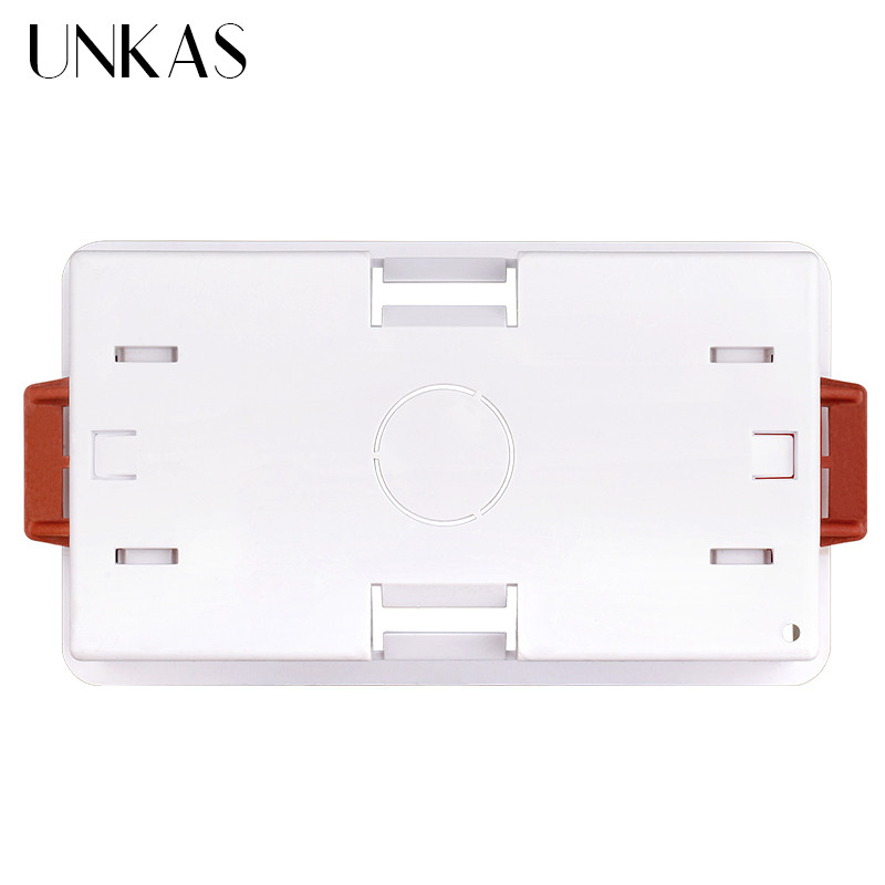 UNKAS Montaža 146 mm Tip Suha obloga Kutija Gipsane ploče Gipsane ploče gipsane ploče Dubina 46 mm Utičnica Kazeta Zidni prekidač Utičnica