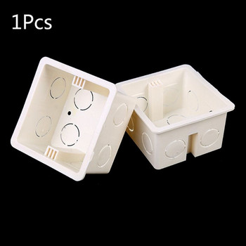 Κουτί διακλάδωσης PVC 86X86 Κασέτα τοίχου για πρίζα διακόπτη Βάση διακόπτη κάτω κιβώτιο ηλεκτρικών εξαρτημάτων