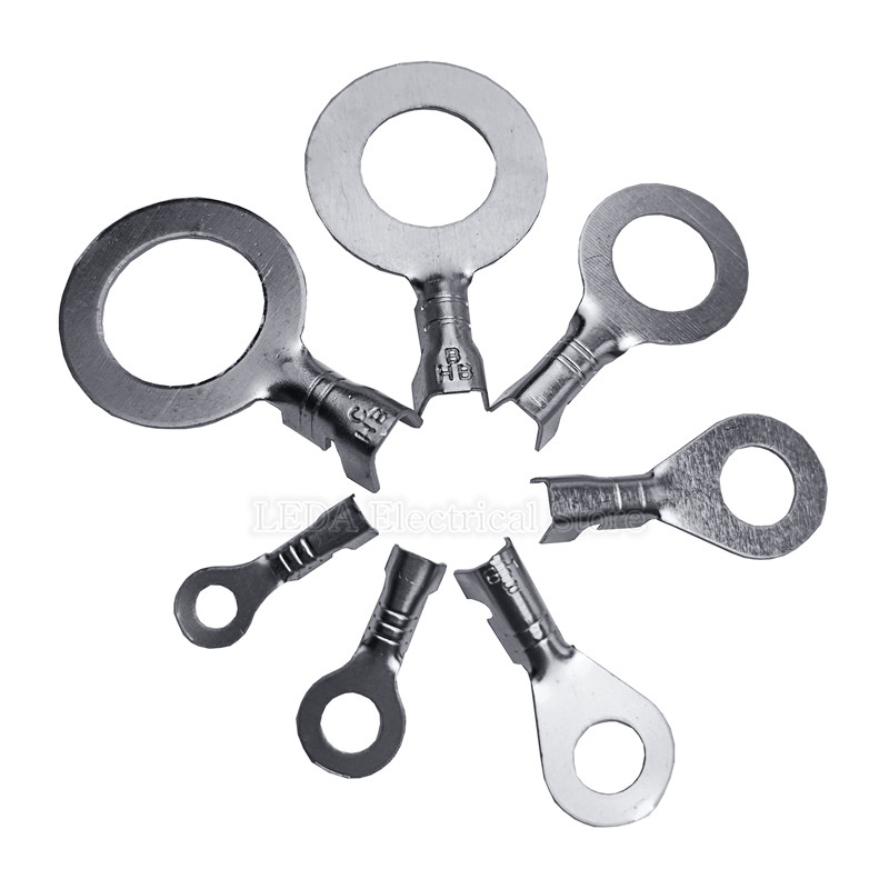 100kom DJ431-6B/3.2A/4.2A/5B/8B/10B/12C Okrugli terminalni blok O-tip ušica Terminali Hladno prešani konektor Bakreni jezičak Nos ožičenja