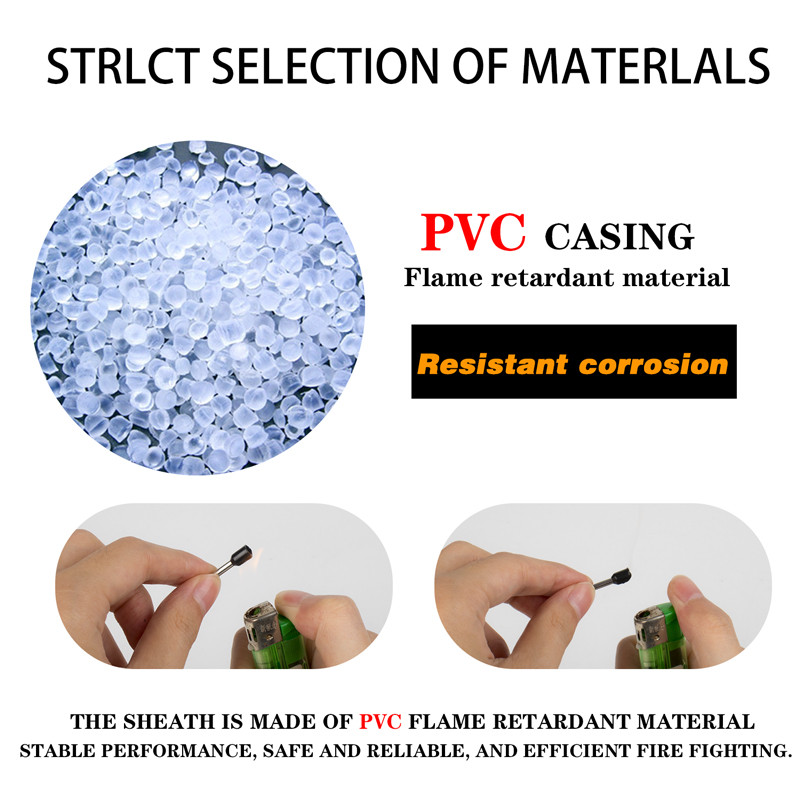 100 gab. Divu vadu caurule 0,5–6,0 mm² auksti presēta gala dubultā uzgaļa caurules formas izolēta cauruļveida spaile