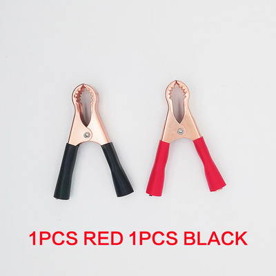 2Pcs 50A 80mm Metalna elektronička aligatorova kandža Stezaljke za automobilske akumulatore Krokodilske hvataljke Konektori za električne žice Test krokodilske kopče