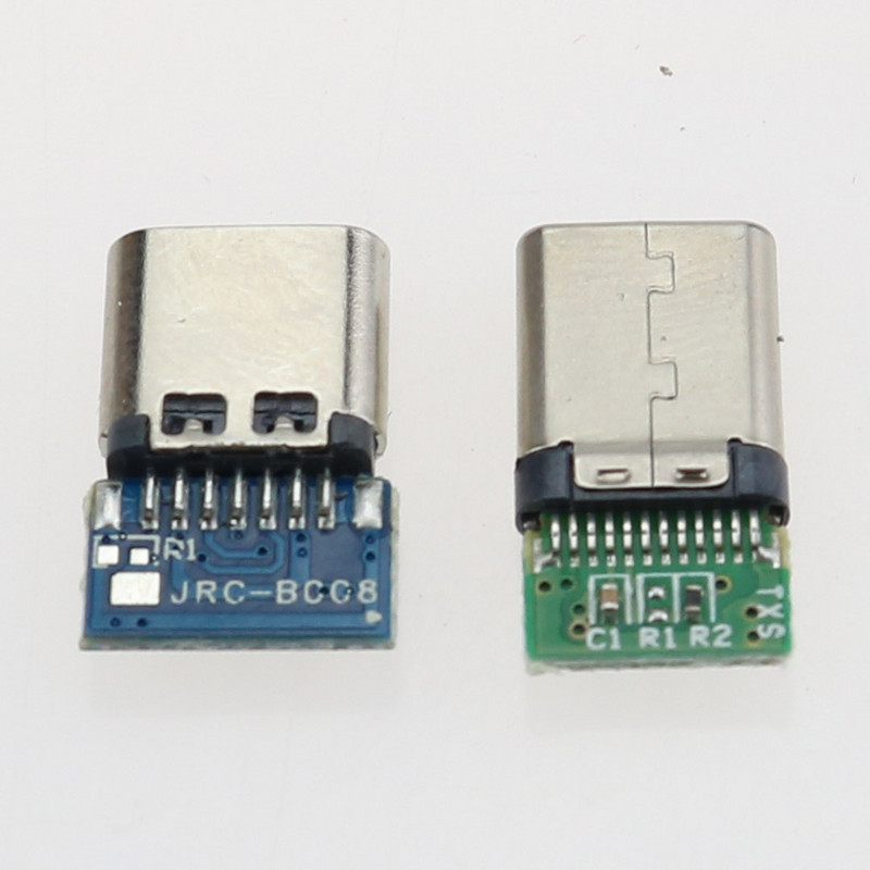 10kom USB 3.1 tip C konektor muška/ženska utičnica utičnica adapter za kabel za lemljenu žicu 24 pina podrška PCB ploča priključak utičnica