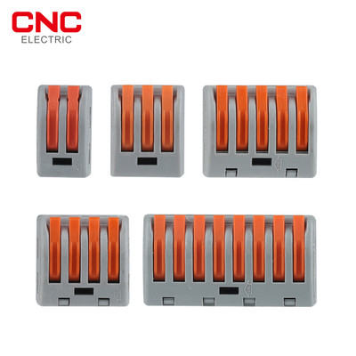 CNC 10 τμχ/Σετ Mini Conductor Terminal Block Threader Splitter Συνδέσεις καλωδίων γενικής χρήσης Fast PTC-212/213/214/215/218