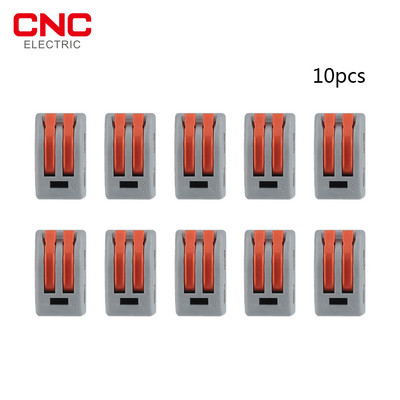 CNC 10 kom./Set Mini provodnik Terminal Block Threader Splitter Univerzalni žičani kabelski konektori Brzi PTC-212/213/214/215/218