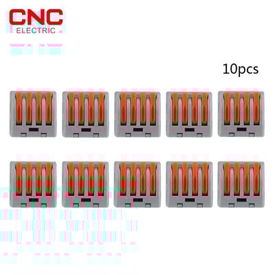 CNC 10 kom./Set Mini provodnik Terminal Block Threader Splitter Univerzalni žičani kabelski konektori Brzi PTC-212/213/214/215/218