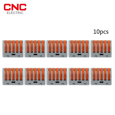 CNC 10 kom./Set Mini provodnik Terminal Block Threader Splitter Univerzalni žičani kabelski konektori Brzi PTC-212/213/214/215/218