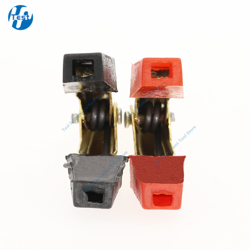 Visokokvalitetna zlatna izolirana kopča od krokodila Plastična ručka Kabel Testna stezaljka za punjenje Metalna krokodilska stezaljka Dužina 50 mm