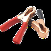 2 tk 50A punane + must 75/80 mm krokodilliga autohaagissuvila kaubiku aku testimisjuhtmete klambrid Parimad alligaatoriklambrid