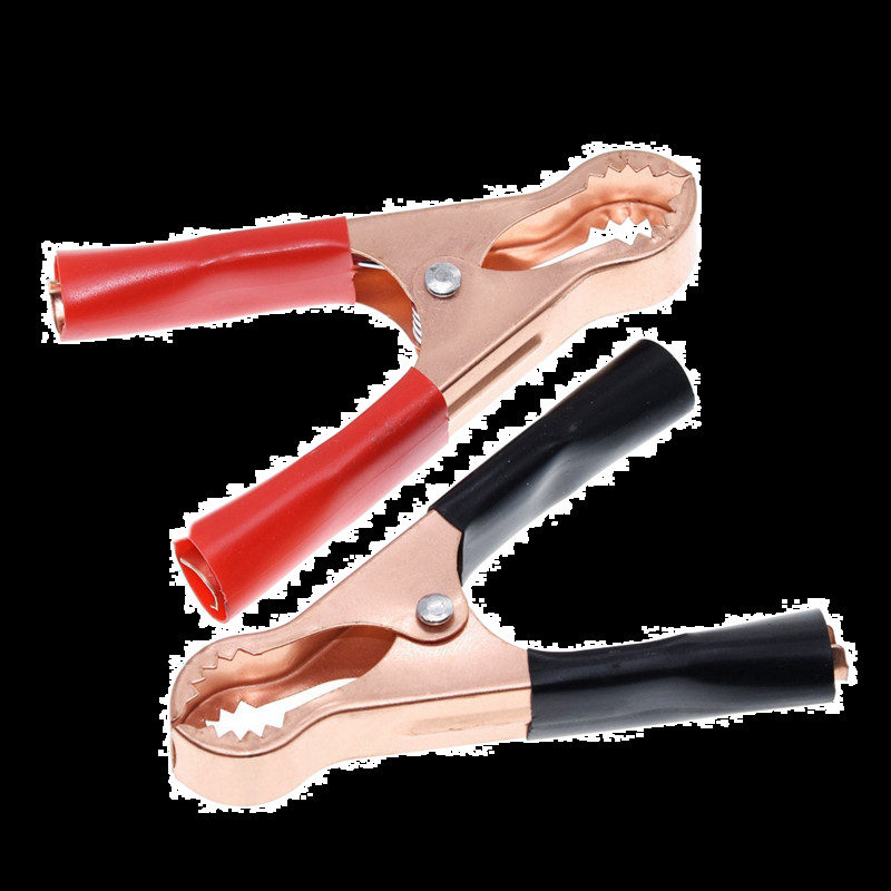 2 tk 50A punane + must 75/80 mm krokodilliga autohaagissuvila kaubiku aku testimisjuhtmete klambrid Parimad alligaatoriklambrid