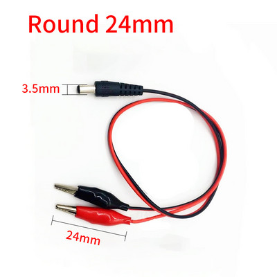 Aligator Cilps na USB utikač Ispitni kabel Premosna žica Baterija Dvostruka sonda 24 mm krokodilska kopča za multimetar Mjerni alat