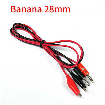 Aligator Cilps na USB utikač Ispitni kabel Premosna žica Baterija Dvostruka sonda 24 mm krokodilska kopča za multimetar Mjerni alat