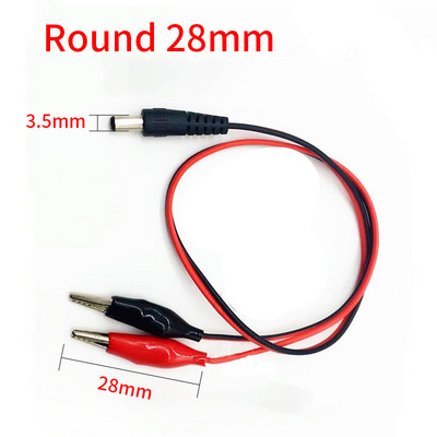 Aligator Cilps na USB utikač Ispitni kabel Premosna žica Baterija Dvostruka sonda 24 mm krokodilska kopča za multimetar Mjerni alat