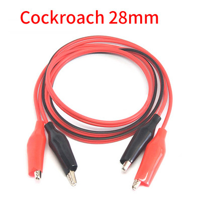Aligator Cilps na USB utikač Ispitni kabel Premosna žica Baterija Dvostruka sonda 24 mm krokodilska kopča za multimetar Mjerni alat