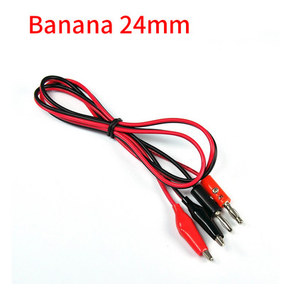 Aligator Cilps na USB utikač Ispitni kabel Premosna žica Baterija Dvostruka sonda 24 mm krokodilska kopča za multimetar Mjerni alat