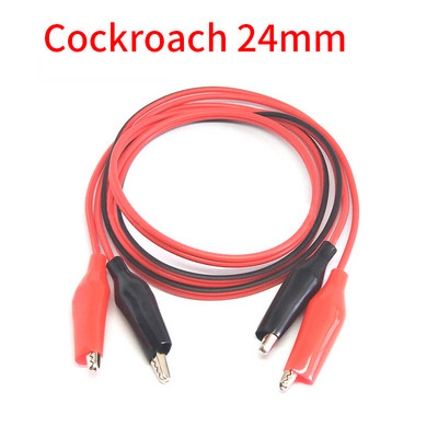 Aligator Cilps na USB utikač Ispitni kabel Premosna žica Baterija Dvostruka sonda 24 mm krokodilska kopča za multimetar Mjerni alat