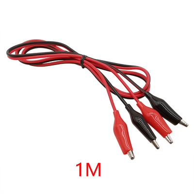 Aligatora skavas ar banānu spraudni/vīrišķo USB/līdzstrāvas barošanas spraudni krokodila klipa testa kabeļa vada zonde multimetra mērīšanas rīkiem