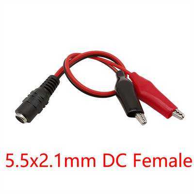 Aligatora skavas ar banānu spraudni/vīrišķo USB/līdzstrāvas barošanas spraudni krokodila klipa testa kabeļa vada zonde multimetra mērīšanas rīkiem