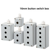 16 mm pogu slēdžu kārba ūdensnecaurlaidīga vadības kārba āra lietus necaurlaidīga ūdens 1 caurums 2 caurums 3 caurums 4 caurums 5 caurumu plastmasas strāvas kārba