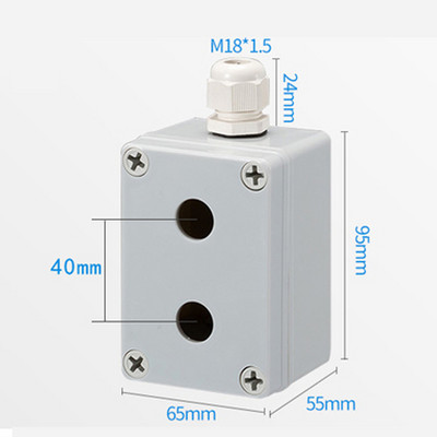 16 mm pogu slēdžu kārba ūdensnecaurlaidīga vadības kārba āra lietus necaurlaidīga ūdens 1 caurums 2 caurums 3 caurums 4 caurums 5 caurumu plastmasas strāvas kārba