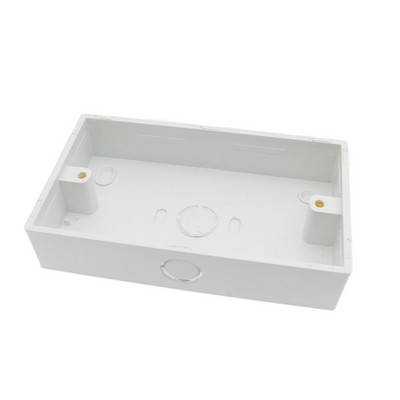 146 mm * 86 mm Vanjska instalacijska kutija Vanjska razvodna kutija Instalacijska kutija Površinska kutija Vanjska kutija za prekidačku utičnicu 146 Tip