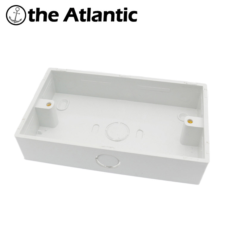 146 mm * 86 mm Vanjska instalacijska kutija Vanjska razvodna kutija Instalacijska kutija Površinska kutija Vanjska kutija za prekidačku utičnicu 146 Tip