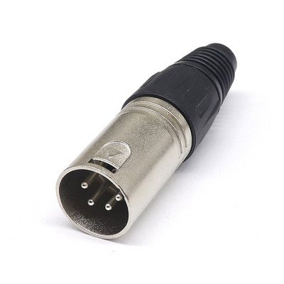 XLR 3/4/5 Pin muški/ženski mikrofonski audio kabel utikač konektor Cannon MIC kabel terminal crni srebrni mikrofonski utikač