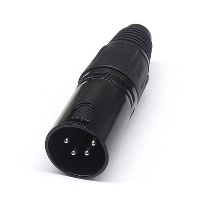 XLR 3/4/5 Pin muški/ženski mikrofonski audio kabel utikač konektor Cannon MIC kabel terminal crni srebrni mikrofonski utikač