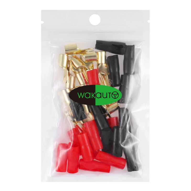 Gofrēšanas lāpstas savienotāji spaile 8Ga barjera vara savienotājs spailes lāpstas adapteri dakšas gredzens pārklājums zelta stieples skaļrunis U