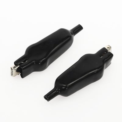 2Pcs 65mm puni plašt krokodilska stezaljka s ravnim ustima ispitna stezaljka puni paket elektroničkih eksperimentalnih opružnih stezaljki