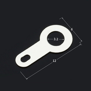 2000/1000gab 2.2/2.7/3.2/5.2/6.2mm Ieliktņi Spraudnis Atsperes Termināls PCB Lodēšanas uzgaļa tipa biezums 0.25mm Vara paplāksnes metināšanas loksne