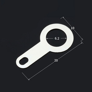 2000/1000gab 2.2/2.7/3.2/5.2/6.2mm Ieliktņi Spraudnis Atsperes Termināls PCB Lodēšanas uzgaļa tipa biezums 0.25mm Vara paplāksnes metināšanas loksne
