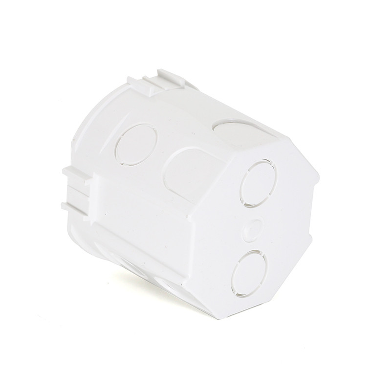 Razvodna kutija za montiranje na zid s prekidačem EU, bijeli plastični materijali, luksuzna zidna kutija, europska utičnica za Livolo, Sesoo, Funry, prekidač na dodir