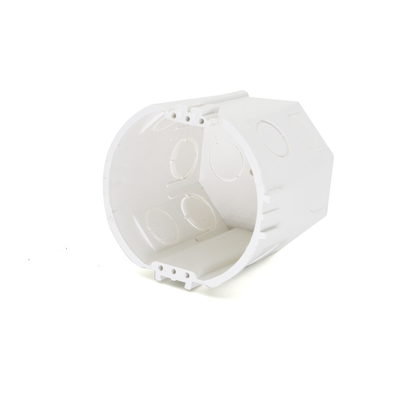 Razvodna kutija za montiranje na zid s prekidačem EU, bijeli plastični materijali, luksuzna zidna kutija, europska utičnica za Livolo, Sesoo, Funry, prekidač na dodir