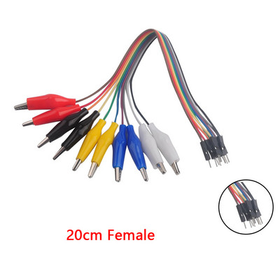 20/30cm 10pin dvostrane aligator kopče skakačka žica muška ženska krokodilska kopča testni provodnik skakački kabel DIY veza