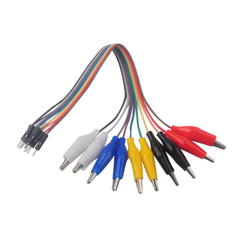 20/30cm 10pin dvostrane aligator kopče skakačka žica muška ženska krokodilska kopča testni provodnik skakački kabel DIY veza