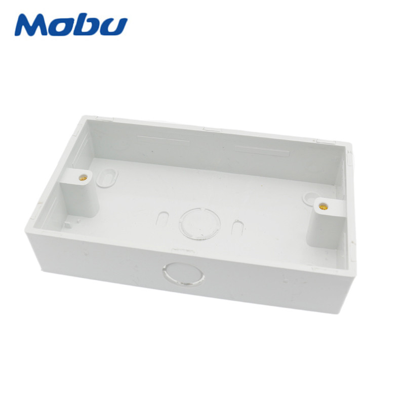 Minitiger vanjska kutija za ugradnju 146mm*86mm*32mm za 146*86mm standardni prekidač osjetljiv na dodir i utičnicu za bilo koji položaj zidne površine