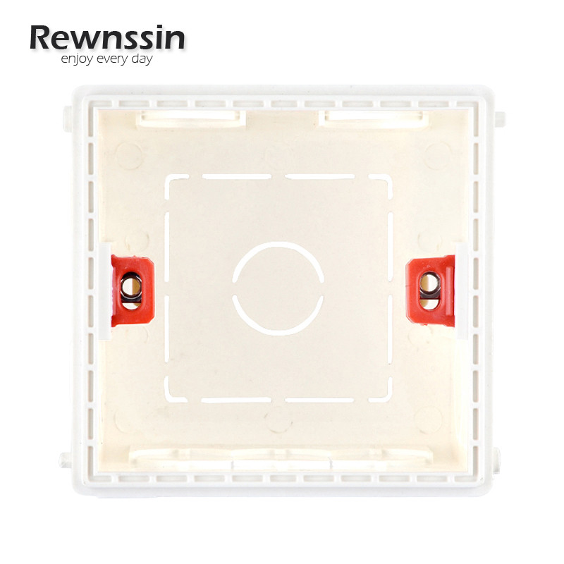 Rewnssin spojna kutija Montaža Električar Instalacija kućnog zidnog ožičenja Utičnica za pozadinsko svjetlo Instalacijska kutija za prekidač tipa 86