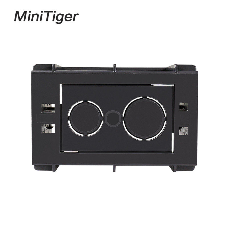 Minitiger Super 102mm*67mm ASV standarta iekšējās montāžas kastes aizmugures kasete 118mm*72mm standarta sienas slēdzim un USB ligzdai