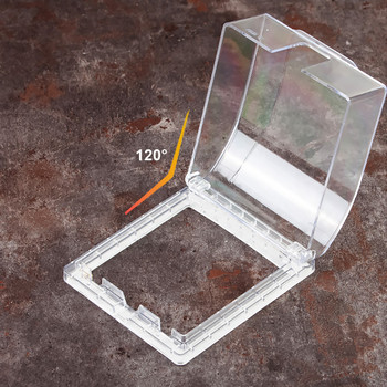Водоустойчива кутия Прахоустойчив защитен капак Универсален стенен контакт Превключвател Плоча Изход Кутия за звънец 86 Тип Кутия, устойчива на пръски