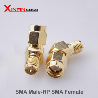 Xinangogo 1gb RF koaksiālais koaksiālais SMA vīrišķais-SMA mātītes adapteris 45 90 grādu uzgrieznis WIFI GPS 4G GSM antenai